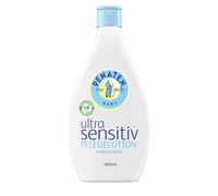 Penaten Ultra Sensitiv Lotion pour le corps de bébé sans parfum et protectrice pour le soin de la peau sujette à l'eczéma atopique, 400 ml