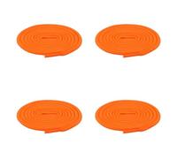 PENCHEAK 4pcs Polyester Round Shoelaces 5 Mm D'épaisseur Pour Le Travail Boot Chaussures Randon