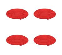 PENCHEAK 4pcs Polyester Round Shoelaces 5 Mm D'épaisseur Pour Le Travail Boot Chaussures Randon