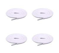 PENCHEAK 4pcs Polyester Round Shoelaces 5 Mm D'épaisseur Pour Le Travail Boot Chaussures Randon