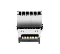 PENCHEAK Adaptateur USB 3.1 Gen2 Type E vers C 10 Gbit/s 90 degrés en forme de L pour gestion des câbles de carte mère Adaptateur vertical USB E vers C