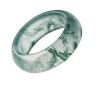 PENCHEAK Bagues de déclaration - Accessoire de bijoux pour tenues | Aspect marbré floral vert pour une tenue sociale et un cadeau d'anniversaire, décoration quotidienne