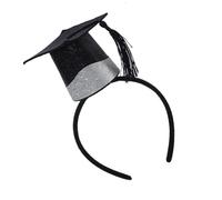PENCHEAK Chapeau de doctorat élastique sympathique - Accessoire de cheveux tendance - Pour cérémonies de remise de diplôme et fêtes à thème - Coiffe stéréoscopique