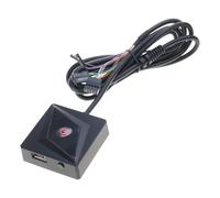 PENCHEAK Commutateurs d'alimentation pour boîtier d'ordinateur mis à niveau avec USB 2.0 Expansion PC Bouton PC externe Commutateurs de réinitialisation efficaces pour bureau