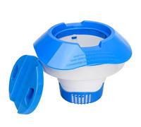 PENCHEAK Distributeur de chlore flottant de grande capacité pour piscine avec base extensible de 14 cm, matériaux résistants au soleil