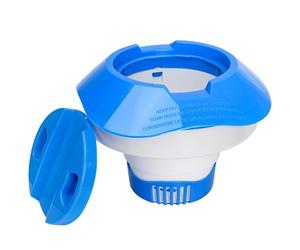 PENCHEAK Distributeur de chlore flottant de grande capacité pour piscine avec base extensible de 14 cm, matériaux résistants au soleil