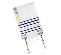 PENCHEAK Écharpe de prière pour jeunes - 30 x 105 cm - Cérémonies religieuses - Polyester - Léger et confortable - Design symbolique - Écharpe pour culte religieux, Bougeoir bleu, taille unique
