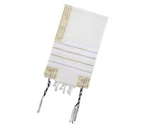 PENCHEAK Écharpe de prière pour jeunes - 30 x 105 cm - Cérémonies religieuses - Polyester - Léger et confortable - Design symbolique - Écharpe pour culte religieux, Bougeoir doré, taille unique