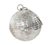 PENCHEAK Élégant sac à bandoulière en strass - Sac à main de soirée - Polyvalence pour les amateurs de mode - Sac à main étincelant pour mariage, Argenté., One Size