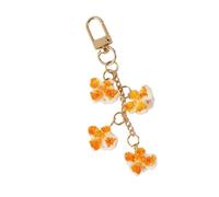 PENCHEAK Exquis Porce-porte-porte Keychen Portifications Élégantes Cortes Bornes Avec Boucle Suspendue En Métal Pour Sacs Keys Sacs À