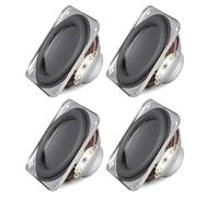 PENCHEAK Haut-parleurs en caoutchouc 53 mm 16 cœurs 5,1 cm Aimants internes 4 Ohm 5 W pour améliorer le son haut-parleurs à double aimant
