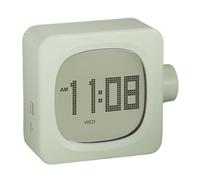 PENCHEAK Horloge numérique cubique pour chambre à coucher, alarme de bureau LED avec fonction snoozes, compte à rebours rechargeable, lampe de nuit, alarme étudiante