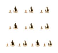 PENCHEAK Lot de 10 pointes en alliage de style gothique pour sacs, chaussures et autres projets d'artisanat, 18 Twin Towers 7x20, Comme décrit, Comme décrit.