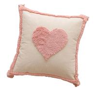 PENCHEAK Moderne Femmes Coussins Throw Pillow Taie d'Oreiller Amovible Motif Amour Housse en Toile Douce et Coton PP pour Décoration de Maison Coussins Amovibles Housse