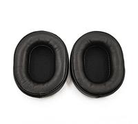 PENCHEAK Papades d'oreilles Durables pour ATH-MSR7 MSR7B MSR7SE MDR-7506 Mémoire D'écoute Mousse Round Elects Earpads en Peau De Mouton Earpads