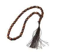 PENCHEAK Pratique 33 Perles Sandalwoods Rosaire Portable pour La Méditation Zikr Et Les Pratiques De Pleine Conscience