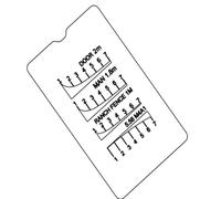 PENCHEAK Règles de dessin professionnelles multifonctionnelles pour, D | Fiability Ranges Finders Card Carte analogique de poche pour extérieur Facile à lire