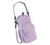 PENCHEAK Sac à bandoulière isotherme avec cordon de serrage et sangle réglable, violet, Taille unique
