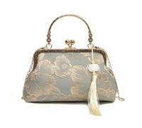 PENCHEAK Sac à bandoulière sophistiqué avec Cheongsam et chaîne, sac à main à bandoulière pour femme tendance, Vert, One Size