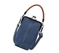 PENCHEAK Sac à bandoulière tendance rétro pour téléphone portable - Sac à main en jean pour tous les jours - Sac à bandoulière assorti pour femme, bleu, One Size
