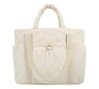 PENCHEAK Sac à main matelassé pour femme avec fermeture éclair - Grand sac à main matelassé pour le travail décontracté, le week-end, les voyages, b, Taille unique