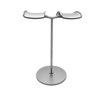 PENCHEAK Support de casque en alliage d'aluminium pour économiser de l'espace avec double crochet pour ranger et afficher les écouteurs en toute sécurité