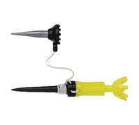 PENCHEAK Tees de golf avec cordon rotatif à 360 degrés - Accessoires d'entraînement adaptés pour les terrains de conduite, clous à hauteur réglable