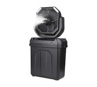 PENCHEAK Ventilateur brumisateur de camping rechargeable 30 000 mAh avec minuteur et crochet 6 L pour tente, garage, utilisation en extérieur