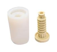 Penchée De Pise Moule Bougie Pour Faire Bougie Plâtre Ornement Fondant Décoration Glace Gâteau Moules Cuisson Four Ensemble Pâques Silicone Pain Chocolat Non Toxique Sans