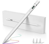 Pencil 1ere Generation Pour Ipad, Stylet Pour Ipad (2018-2024) Avec Chargeur Usb C, Palm Rejection & Tilt Sensitivity, Pencil Pour Ipad 6-10 Gen, Ipad Pro 11¿ /12.9¿, Ipad Air 3/4/5, Ipad Mini 5/6