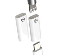 Pencil 1st Génération Chargeur Connecteur Pour Apple(2 Pack) Adaptateur Lightning Femelle À USB C Pour IPhone MFI Certifié Type C Câble Pour iPad Pro Stylo Crayon Recharge Remplacement