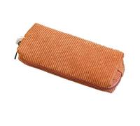 Pencil Bag - Pencil Case | Stationery Pouch | Stationery Organiser with Zipper Closure Retro Pencil Bag with Multiple Compartments Large Capacity Corduroy Stationery Pouch for Pens, Markers & Eraser