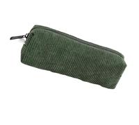 Pencil Bag - Pencil Case | Stationery Pouch | Stationery Organiser with Zipper Closure Retro Pencil Bag with Multiple Compartments Large Capacity Corduroy Stationery Pouch for Pens, Markers & Eraser