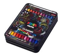 POSCA Crayon de cire PASTEL KPA100, étui métallique de 24 G