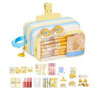 Pencil Case - 30-Piece Stationery Set | Kids Cartoon School Organizer