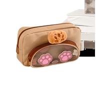 Pencil Case Organizer - 8.66 inch Animal Pouch | Zipper Storage Bag Oxford Cloth Plush Material Cute Design | School Office Travel Cosmetic Storage for Students Kids Adults