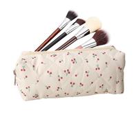 Pencil Case Pouch , Large Capacity Easy Access Floral Bow Container | Pencil Cosmetic Case for Elementary Kids College Students Youth Girls Women Back To School Birthday
