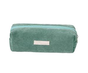 Pencil Case, Trousse À Crayons En Velours Côtelé, Trousse Scolaire Velours