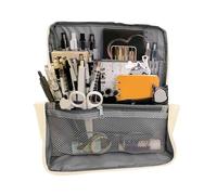 Pencil Case with Compartments, Large Organizer Pouch 8.66x8.66x2.36 inches, Lightweight Waterproof Holder, Multi-Zipper Storage for Office, School, Art Supplies, Travel, Cosmetic or Home Use