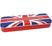 Pencil Cases Étui à crayons souvenir en étain Motif Union Jack et London