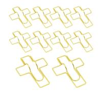 Pencil Clips - 10-Piece 7x5.3x1cm Metal Reusable Organizer | Delicate Notebook Paper Clip Planner Holders - Clutter-Free Desk Solution For Office School Classroom Desk Clipboard Book Sketchbook