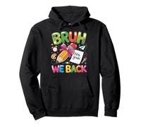 Pencil Crayon First Day of School Bruh We Back Fifth Grade Sweat à Capuche