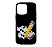 Pencil Eraser Hour Mots Croisés Coque pour iPhone 14 Pro Max