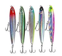 Pencil Fishing Lure - Elegant Floating Crankbaits | Portable Fishing Kits | Realistic Predator Animation, Multi Colored Sturdy Design, Attracts Pike Trout, Effective For Calm Rivers And Lakes