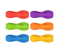Pencil Grippers - Ergonomic Silicone Pencil Grip, Non-Slip Design, 6 Pack | Ergonomic Shape, Silicone Material, Non-Slip Hold, Comfortable Writing Aid, Eases Grip Pressure, Kids Students, School Drawin
