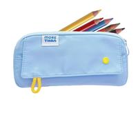 Pencil Pouches | Oversized Pencil Pouch Zippered Aesthetic Multifunction, For Markers Pen Pouch | For Kids Classroom Women College School Makeup Art Travel, Blue, Se référer à la description, Se