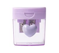 Pencil Sharpener For Classroom - Double Hole Portable Sharpener, With Lid Supplies | Colored Art Creation Tool, Kids Kindergarten School Drawing Artist Travel Makeup With Home Office Use
