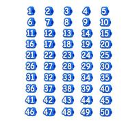 Pencil Toppers for Kids - Number Reusable Tags for Teacher Student