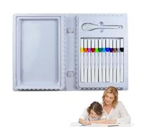 Pencille De Personnages 12 Couleurs, Technologie Flottante D'eau Peintures De Crayons Pour Des Cours De Dessin Gratuit Et Des Projets Artistiques Faire -par -te, Marqueurs Éfinis Comme Jouet D'Appr