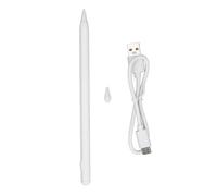 PencilStylet capacitif pour Crayon, Pointe Fine de 1,5 mm avec rejet de la Paume et sans décalage, Charge Rapide, Utilisation 10 Heures, Compatible avec i-Pad 2018 et Versions (Blanc)